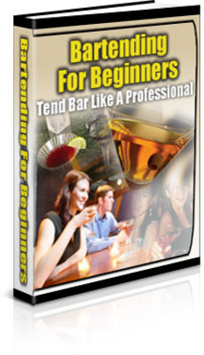 Product picture Bartending Book - Learn how to be successful bartender 